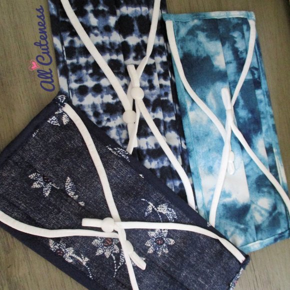 3 Cloth Face Masks (NWOT) - Picture 2 of 2
